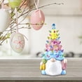 thumbnail image 2 of Pink Bunny Tree Easter Decorations, Pre-lit Artificial Tabletop Tree with Bunny Ears, Indoor Spring Home Bedroom Office Décor Tabletop Resin Rabbit Tree Easter Table Decorations (A) A A, 2 of 5