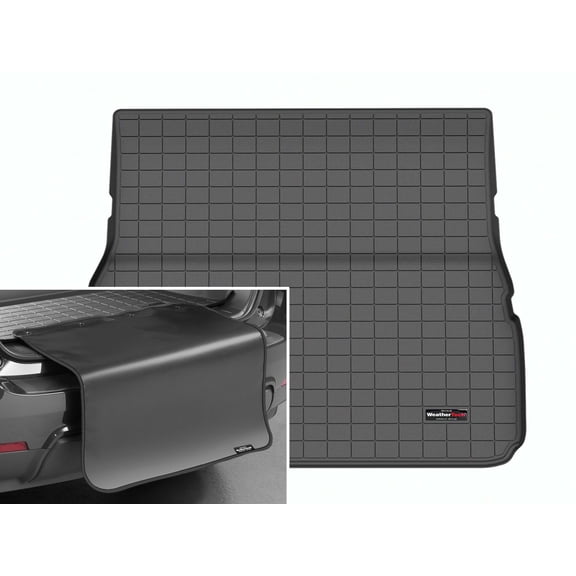 WeatherTech Cargo Trunk Liner with Bumper Protector compatible with 2024-2025 Lexus GX - Behind 2nd Row w/ Bumper Protector, Black