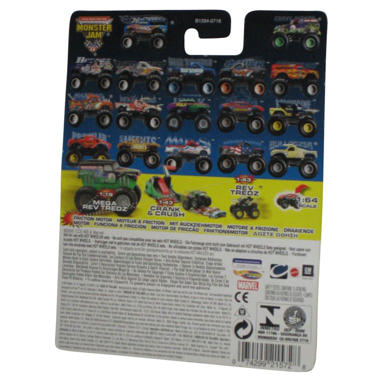 Hot Wheels Monster Jam Metal Collection (2002) Mattel 1:64