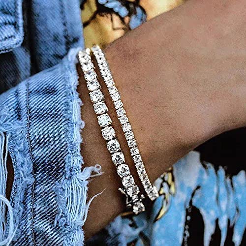 Michooyel Tennis Bracelet for Men 