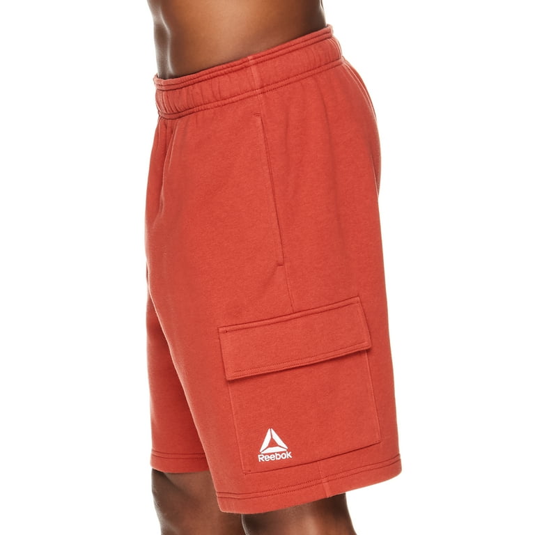 Reebok Men s And Big Men s Essential Fleece Cargo Shorts up to