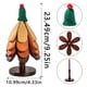 thumbnail image 3 of Tapete Aislante de Madera con Forma de Árbol | Adornos Plegables para Base de Taza de Té | Madera Natural | Resistente Al Calor | Decoración de Mesa | 1 Almohadilla Aislante, 3 of 7