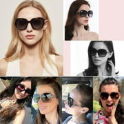Women Sunglasses Ladies Oversized Polarised Sunglasses Sparkling Large Frame Sunglasses for Women