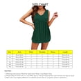 thumbnail image 1 of Camiseta sin mangas con cuello en V y volantes, suave, transpirable, agradable a la piel, sin mangas, camiseta sin mangas para el hogar, la oficina, la escuela y los viajes Ecomeon no, 1 of 3