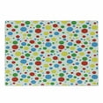 thumbnail image 1 of Colorful Cutting Board, Multicolored Traditional Polka Dots with Many Sizes Circus Themed Illustration, Decorative Tempered Glass Cutting and Serving Board, Small Size, Multicolor, by Ambesonne, 1 of 1