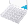 thumbnail image 1 of Eoehro 25 bobinas para máquina de coser Sa156 bobinas clase 15 accesorios de costura bobina de plástico con estuche (1 caja), 1 of 5
