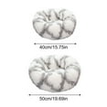 thumbnail image 2 of YZWEI Lit Beigne Calmant pour Chien et Chat Rond en Fausse Fourrure Lavable pour Petits et Moyens Animaux, 15.7 Pouces, 2 of 5