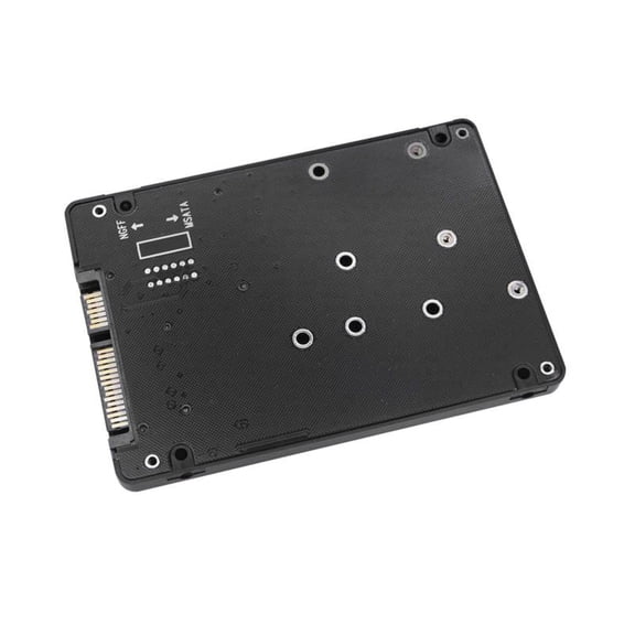 TAPDRA M.2 NGFF & MSATA SSD to SATA III Adapter 6Gbps 2.5 Inch Converter Card Supports 4TB for SSD Cloning