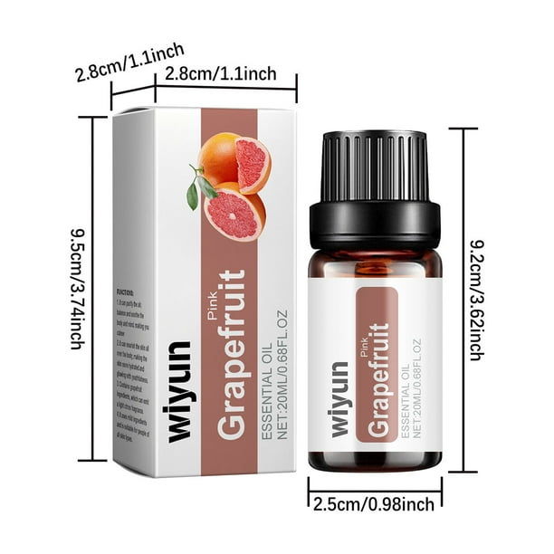 Aceite esencial de pomelo Aceite de masaje corporal Esencias hidratantes 20 ml de agua de masaje