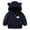 Navy, variant on Kids Winter Coat Baby Hoodie with for Kids Baby Warm Outerwear Baby Clothes 6-12 Months