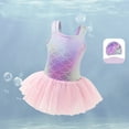 thumbnail image 3 of lnmuld Ballet Leotards for Girls Toddler Dance Ballet Leotard with Skirt Ballerina Dresses Tutu Outfits Flutter Sleeve Size:3-4 Years, 3 of 6