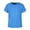 Blue, variant on Gyujnb Boys Girls Sports Short Sleeve Crew Neck Black Neon Trim T Shirt Tops,5-6 Years