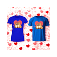 thumbnail image 1 of Playera En Duo Para Parejas De Capybara 14 De Febrero San Valentin Color Azul Talla Mediana Marca Emil SaEs, 1 of 4