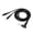 Black 4.4mm, variant on Meters Earphone Replacement Cable Balanced Wire Headset Cable 2 Pins Audio Update Cable Headphone Extension Cable .4mm