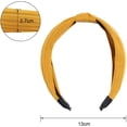 thumbnail image 2 of Diademas, 6 paquetes de banda para el cabello de tela, envoltura elástica ancha y lisa para la cabeza, lindos accesorios con nudos para mujeres y niñas, 2 of 5