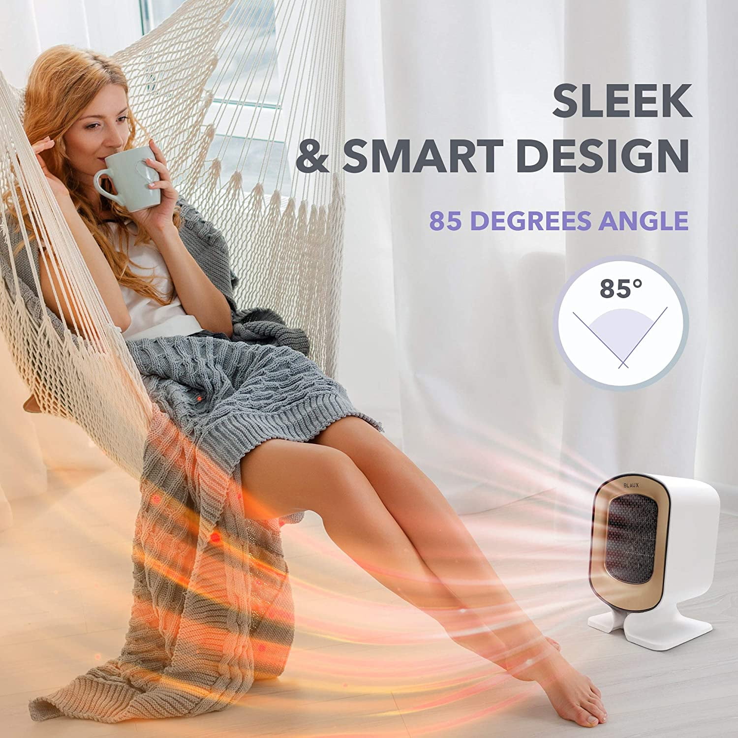 Qianli Heatcore Space Heater - 1200W Energy Efficient Portable Heater -  Compact Ceramic Room Heater - Electric Heater with Air Filter and  Switch，blue | Walmart Canada
