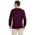 thumbnail image 2 of The Gildan Adult Ultra Cotton 6 oz Long Sleeve T-Shirt - MAROON - 2XL, 2 of 2