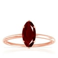 thumbnail image 1 of GemsNY July Birthstone - Dainty Marquise Four Prong Ruby Solitaire Ring (Grade - AAA | 2.00cts.), 1 of 4