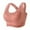 Brown, variant on Womens Wireless Floral Lace Bra Front Cross Closrue Push Up Supportive Full Coverage Bralettes Bras, Black, Size 3XL