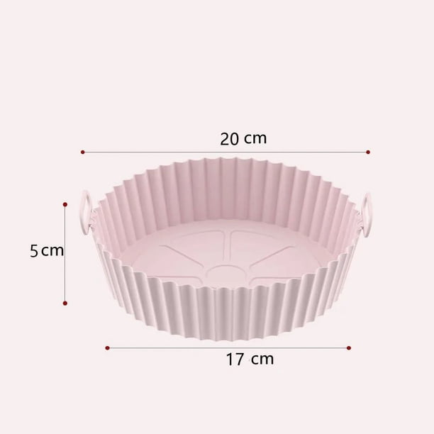Cesta de silicona para freidora de aire, molde grueso para freidora de aire, olla para horno, bandeja para hornear, pollo frito, estera para Pizza, accesorios para freidora de aire