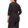 thumbnail image 4 of Seek No Further Women’s Plus Size ¾ Sleeve Stretch Ponte Jacket, 4 of 9