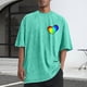 thumbnail image 1 of Ceisia Men Printed Casual Sports Washed Distressed Short Gift Sleeve Round Neck T-Shirt, 1 of 5