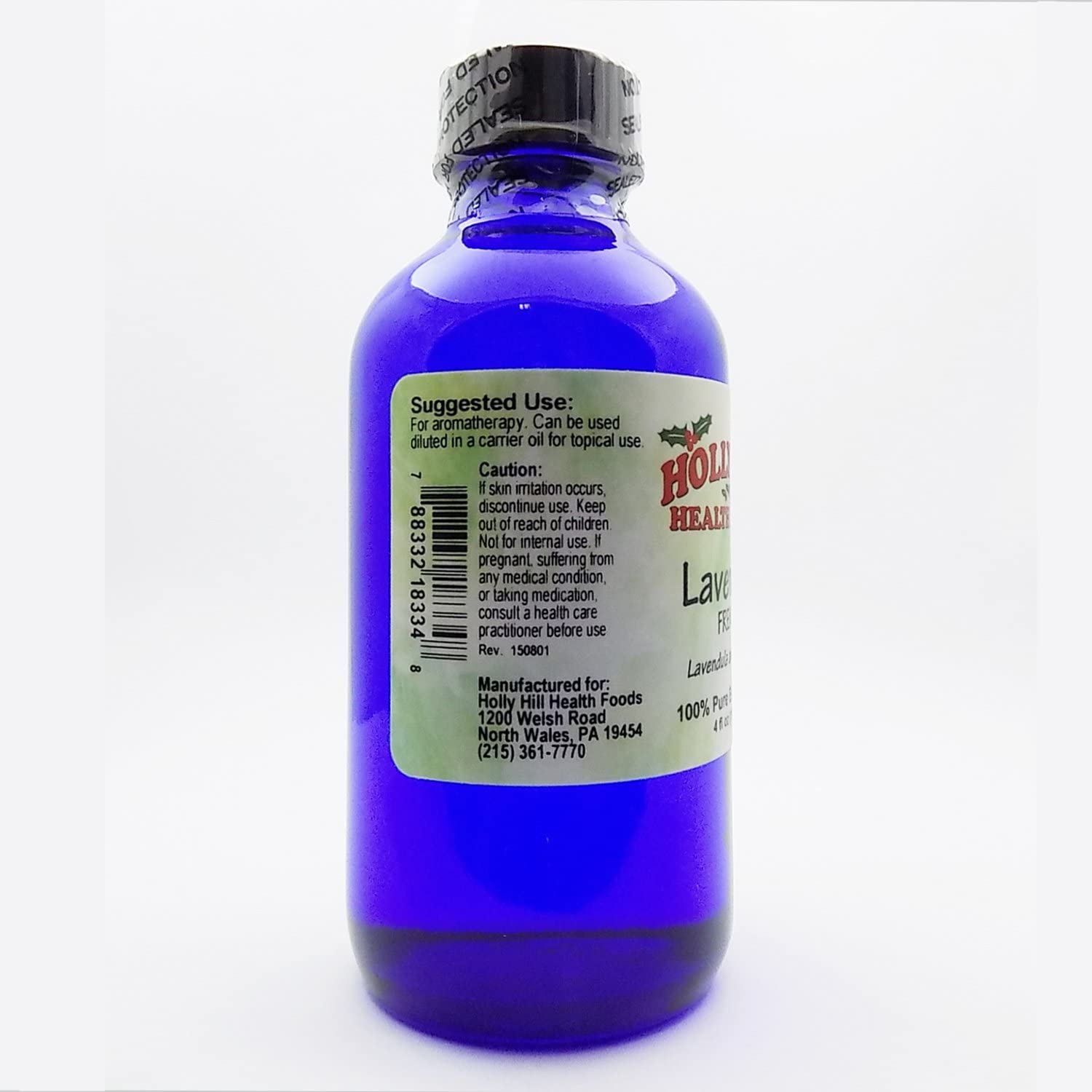 Holly Hill Health Foods, French Lavender (Lavendula Angustifolia) Essential Oil, Aromatherapy and Perfume, 4 Ounce