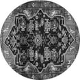 thumbnail image 1 of Ahgly Company Indoor Round Persian Gray Traditional Area Rugs, 7' Round, 1 of 1