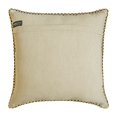 thumbnail image 3 of The HomeCentric Decorative Grey Pack of 2, 24x24 inch (60x60 cm) Throw Pillow Cases, Jute Lace & Moroccan Throw Pillows For Sofa, Solid Pattern Contemporary Style Easter - Jutish Grey, 3 of 4