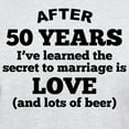thumbnail image 3 of CafePress - 50 Years Of Love And Beer T Shirt - Men's Classic Graphic T-Shirt, 3 of 4