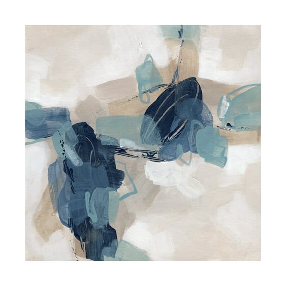 June Erica Vess 'Blues Chorus I' Canvas Art