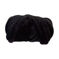 thumbnail image 2 of GUOOL Arm Knit Yarn for Quick Finger Weave Hand Knitting, 2.2lbs Velvet Washable Bulky Black, 2 of 9