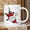 White-11oz, variant on 1pc "Upside-down Santa Claus" Themed Ceramic Coffee Mug, Mug, Tea Cup, Ceramic Mug, Reusable, High Temperature , Machine Washable, Christmas Decoration Gift