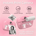 thumbnail image 5 of QINIUXO Instant Print Camera,HD Digital Camera,Pink Camera,Christmas Gift, 5 of 8