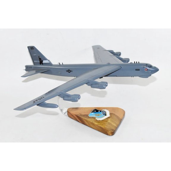 416th Bomb Wing B-52 Model, 1/124 (18") Scale, Mahogany, Bomber