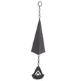 thumbnail image 1 of Wall Bell Decoration,Triangular Wind Chimes Courtyard Triangle Wind Bell Pendant Courtyard Bell Decoration Eco-Friendly Materials, 1 of 14