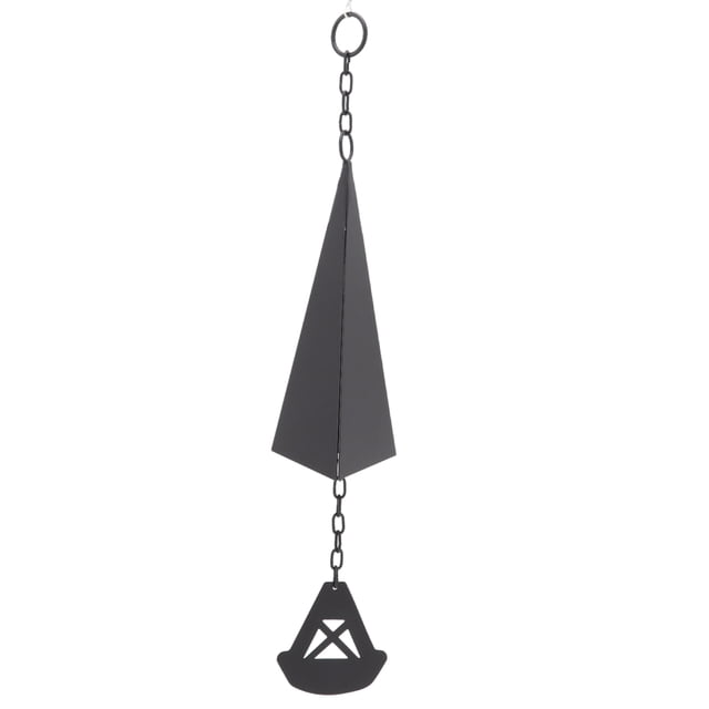 Wall Bell Decoration,Triangular Wind Chimes Courtyard Triangle Wind Bell Pendant Courtyard Bell Decoration Eco-Friendly Materials