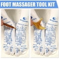 thumbnail image 3 of Foot Massage Socks with 2 Trigger Point Tools, Acupressure Reflexology Set, Toe Separator, Finger-Pressing Charts for Uncomfortable Feet (Men), 3 of 6