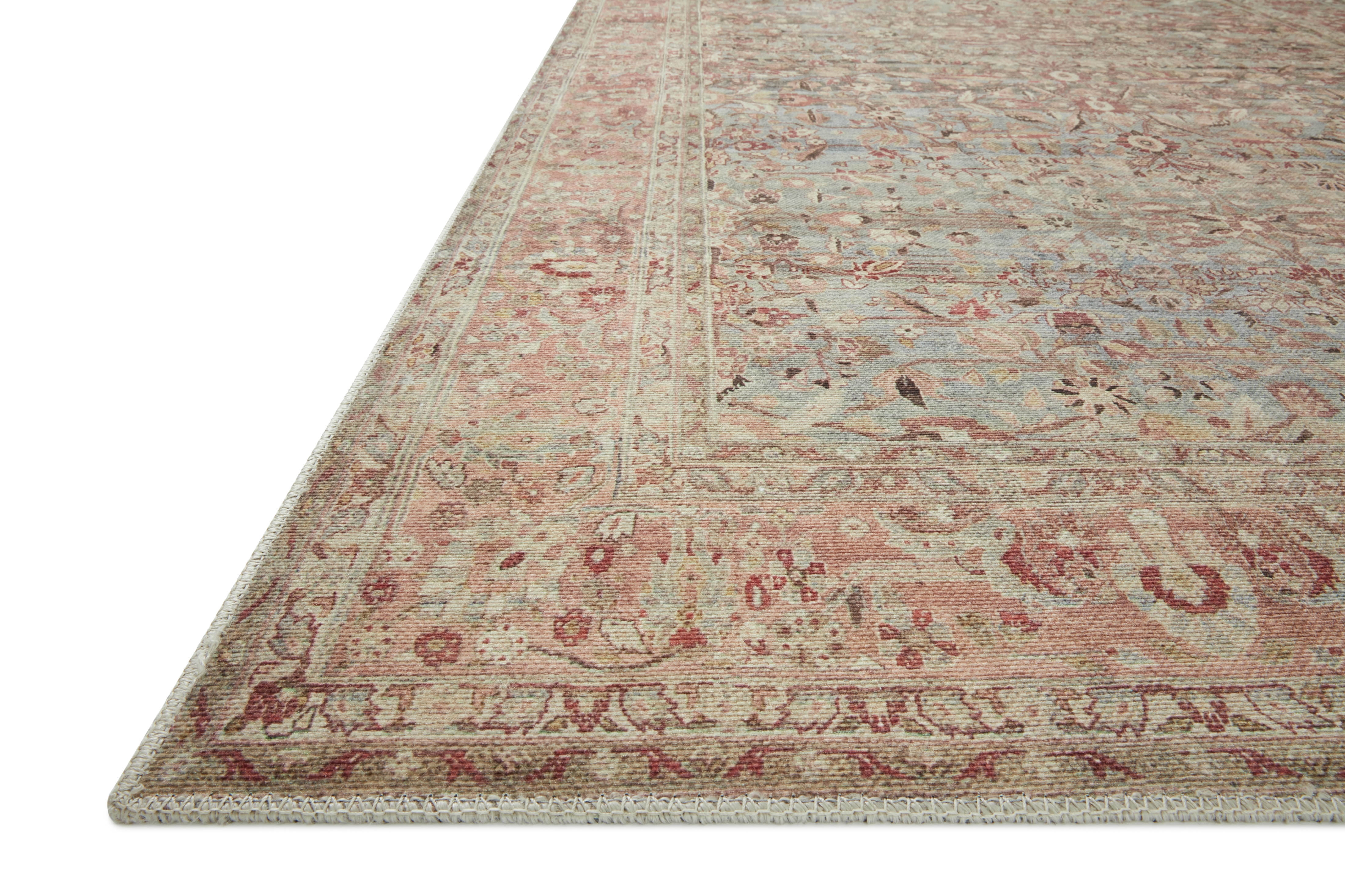 Loloi Adrian Ocean / Clay 2'-0" x 5'-0" Area Rug