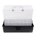 thumbnail image 4 of Caja de 3 Capas Aparejos Bandeja Herramientas Alubias Espaciales Cebos Almacenamiento Pesca Sunnimix Estuche de aparejos de 3 capas, 4 of 8