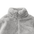 thumbnail image 7 of Otqutp Girls Fleece Jackets Kids Fuzzy Zip Up Hoodie Fall Winter Outerwear with Pockets Coral Plush Lightweight Sweatshirts, 7 of 7