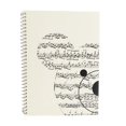 thumbnail image 1 of 50 Pages Musical Notation Staff Notebook Music Manuscript Writing Paper (Yellow Bear), 1 of 4