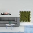 thumbnail image 2 of Escultura de pared,Escultura decorativa de pared con flores de metal estilo bohemio,Reloj de pared,Reloj de pared decorativo para baño y dormitorio.,Reloj de pared cuadrado silencioso y sin, 2 of 8
