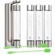 thumbnail image 1 of Fizzpod Home Soda Maker Carbonatador de agua con gas con 3 botellas y 2 cepillos para botellas (Plata), 1 of 5