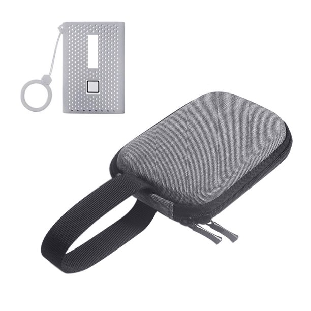 Matsuzay Estuche SSD EVA Compartimento con cierre de cremallera portátil Bolsa de almacenamiento Funda protectora Reemplazo para T7 Touch Gris Type2 NO2