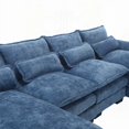 thumbnail image 6 of Modern Large Chenille Fabric U-Shape Sectional Sofa for Living Room - 110.63×56.69×31.89inch, Durable and Comfortable, 6 of 22