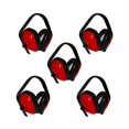 thumbnail image 1 of PEACNNG 2 Pcs Protection Auditive pour Tireurs Construction en Plastique Résistant aux Chocs Cache-Oreilles Grandes Ouvertures de Coussinets Écouteurs Antibruit, 1 of 3