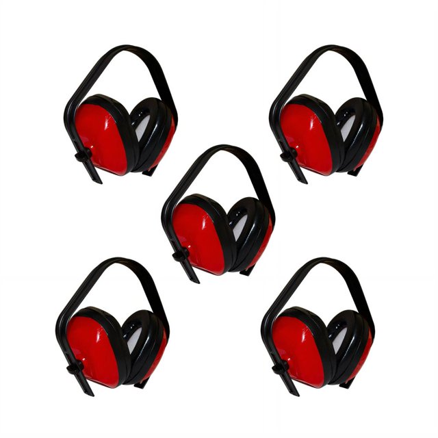 PEACNNG 2 Pcs Protection Auditive pour Tireurs Construction en Plastique Résistant aux Chocs Cache-Oreilles Grandes Ouvertures de Coussinets Écouteurs Antibruit