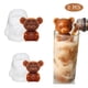 thumbnail image 2 of Molde de silicona para fondant de osito de peluche 3D, molde de silicona para animales, molde para jabón, vela, cubo de hielo para café, leche, té, caramelos, gomi, 2 of 11