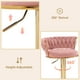 thumbnail image 5 of Juego de 2 taburetes de bar VECELO con altura de mostrador ajustable, color rosa, 5 of 7